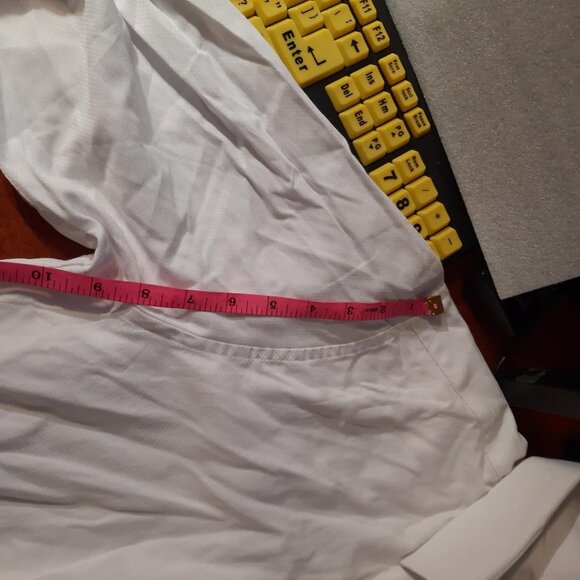 NEW ! Design in Italy Men Long Sleeve Button Down Shirt White Size16 1/2(34-35) - Picture 9 of 10